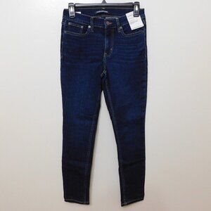 JR86 Calvin Klein Jeans Dark Blue Mid Rise Skinny Jeans - Size 26 x 27